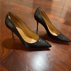 Tory Burch Black Leather Heels